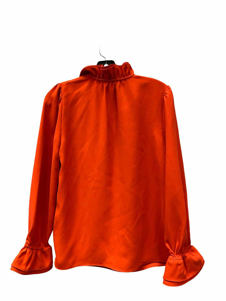 J Crew Size XS Orange Long Sleeve Shirts