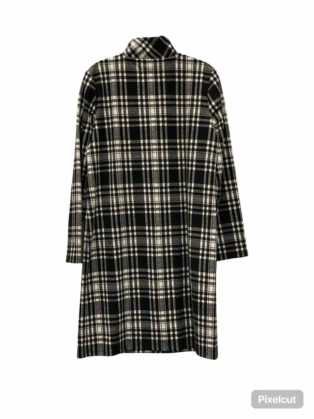 Talbots Size M Black White Dress