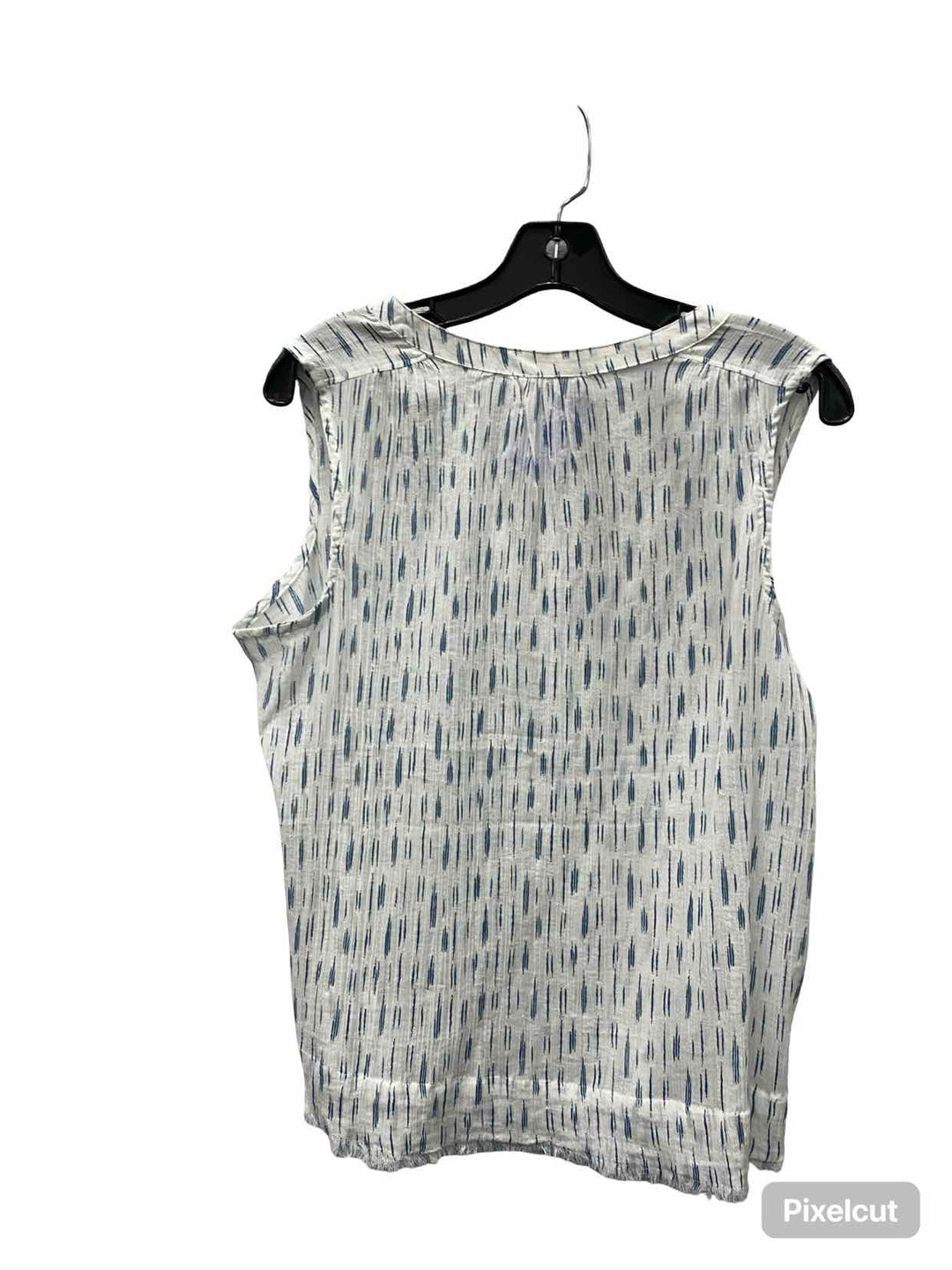 Carve Designs Size S White Black Print Tank Top