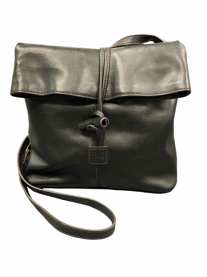 Dooney & Bourke Black Florentine Medium Toggle Crossbody Purse