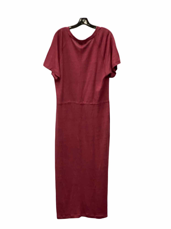 The Company Store Size M/L Plum 100% Linen NWT Dress