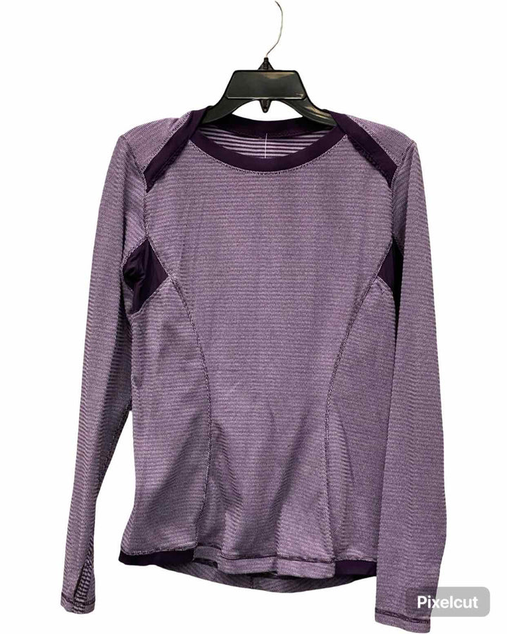 Lululemon Size 8 Purple Athletic Long Sleeve