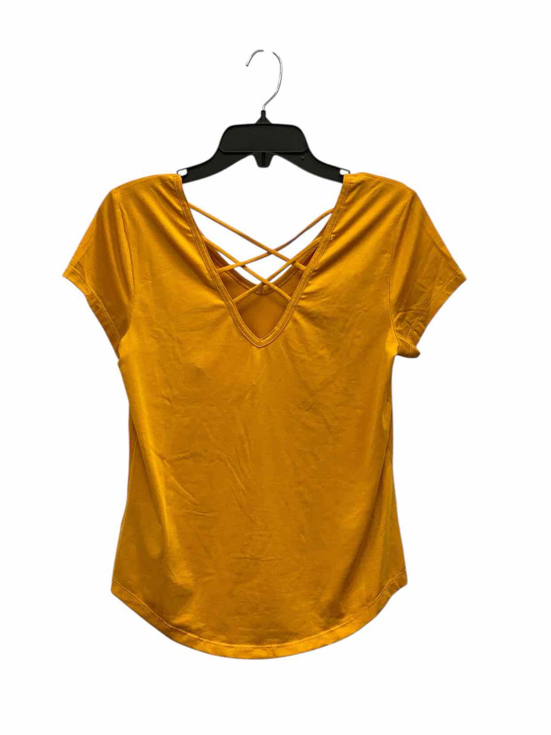 Title Nine Size S Yellow Short Sleeve Shirts