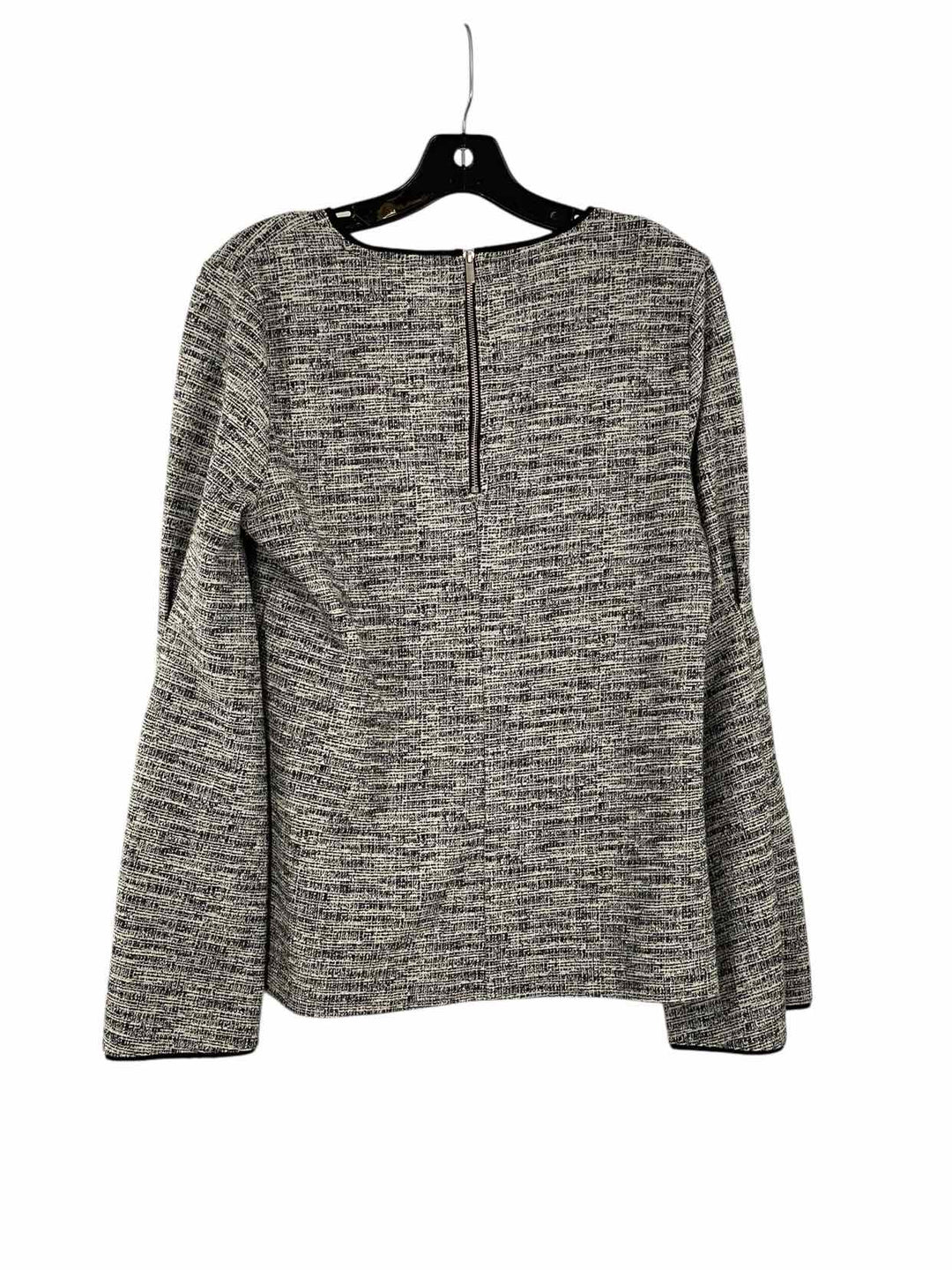 Banana Republic Size M Gray White Long Sleeve Shirts