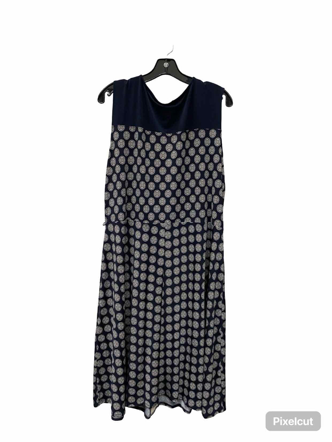 Jones New York Size 2X Navy Cream Dress