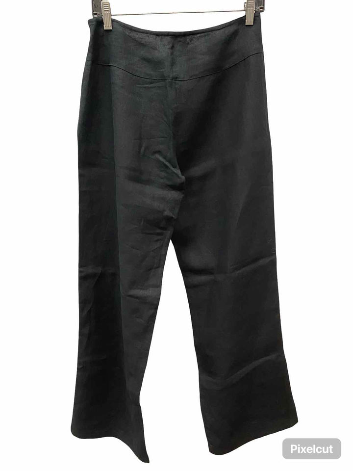 Eva Tralala Size 2 Black Linen Pants