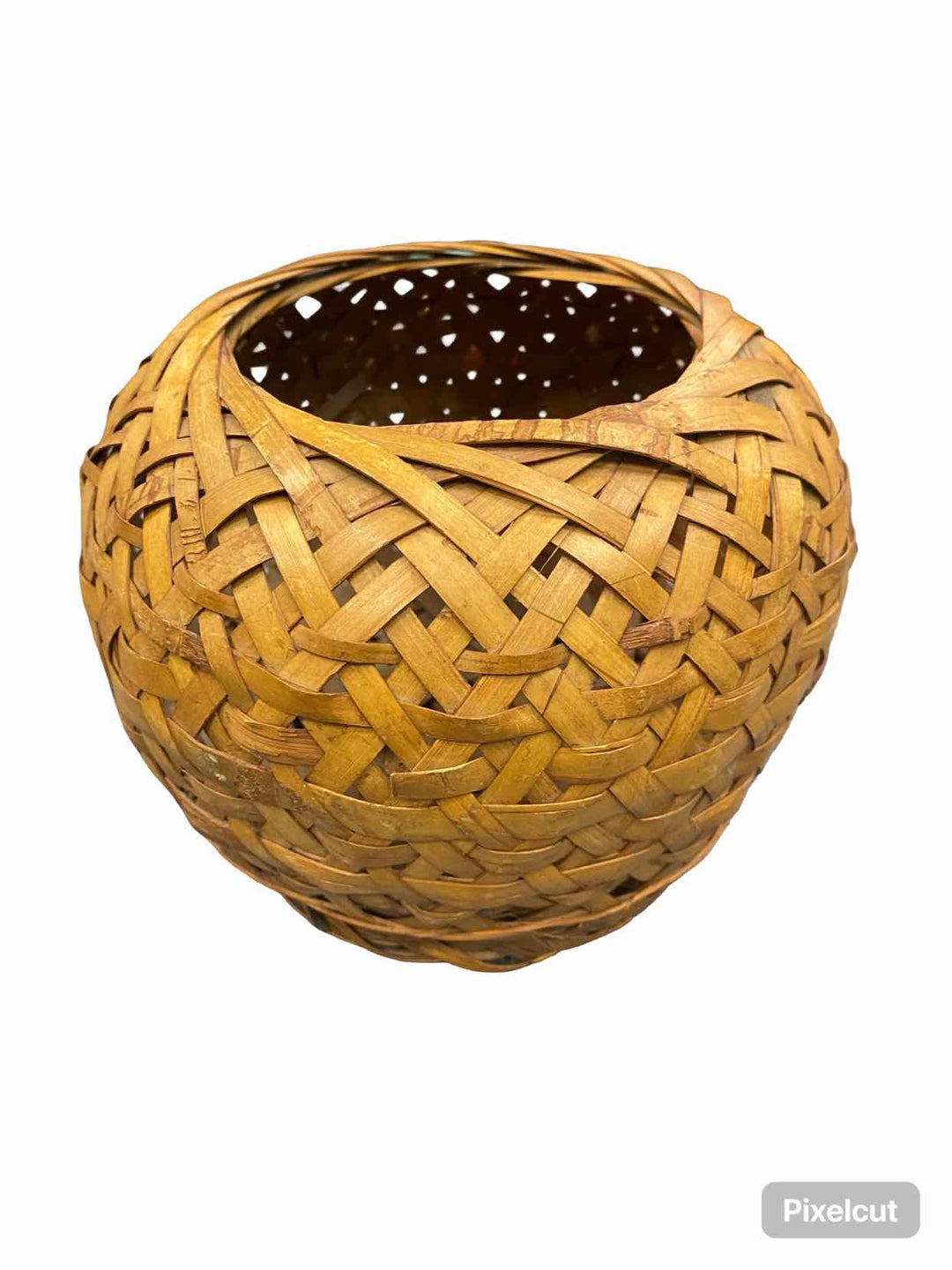 Woven Basket Vase Home Decor