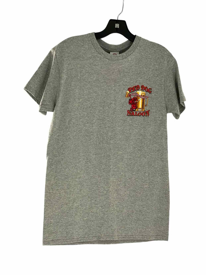 Red Dog Saloon Size S Grey T-shirt