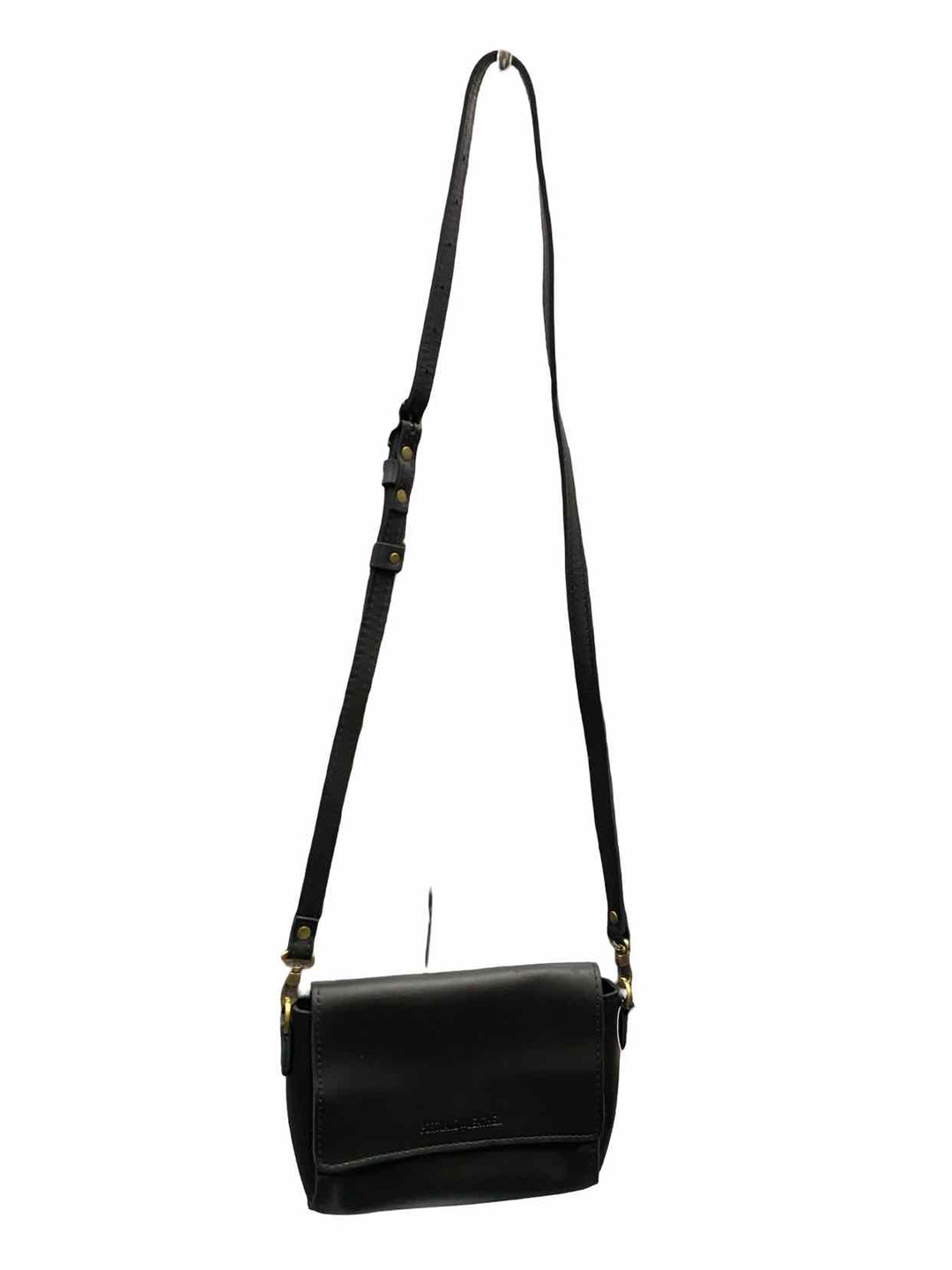 Portland Leather Goods Black Metro Crossbody Purse