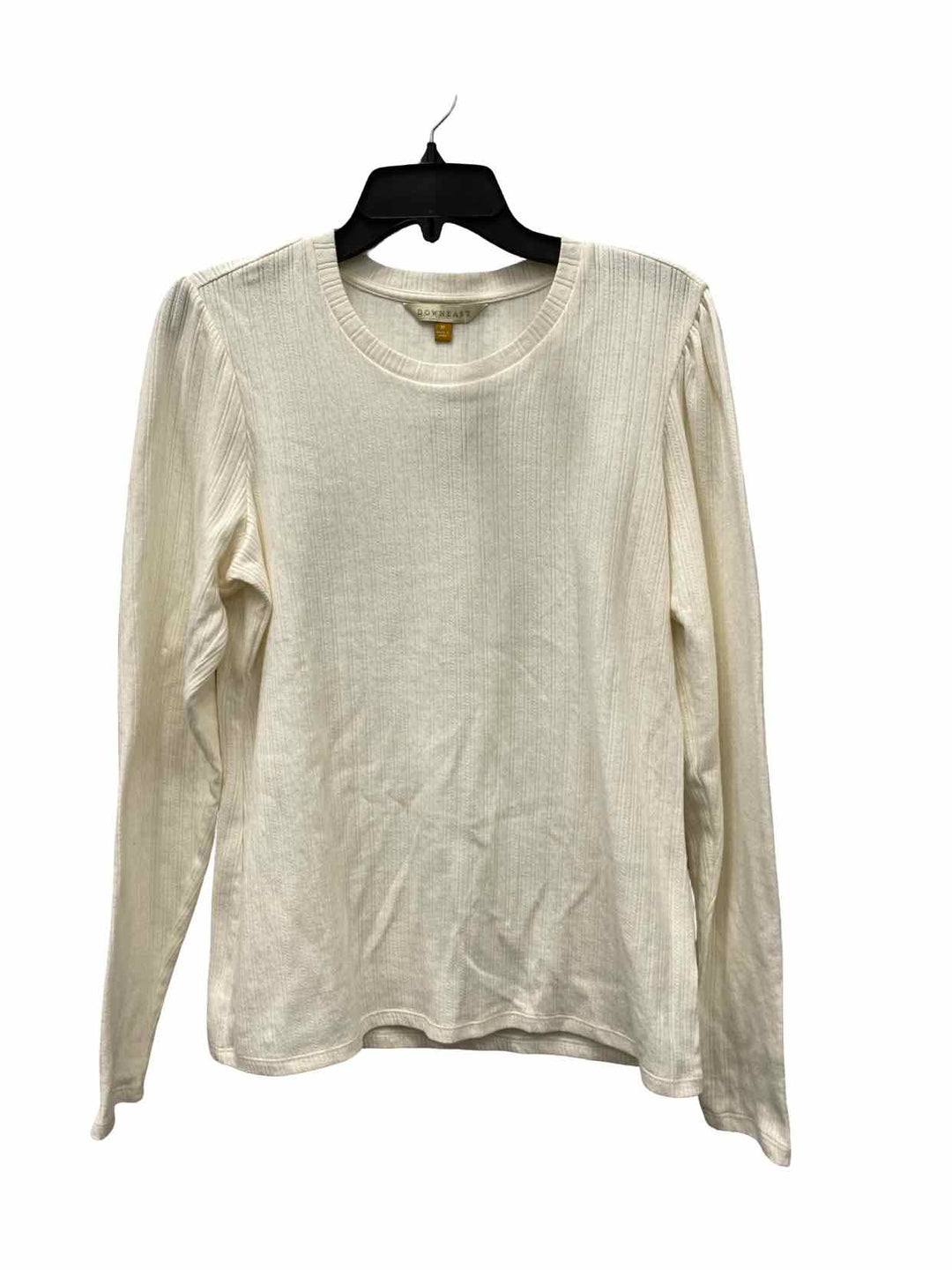 Downeast Size M Cream Long Sleeve Shirts