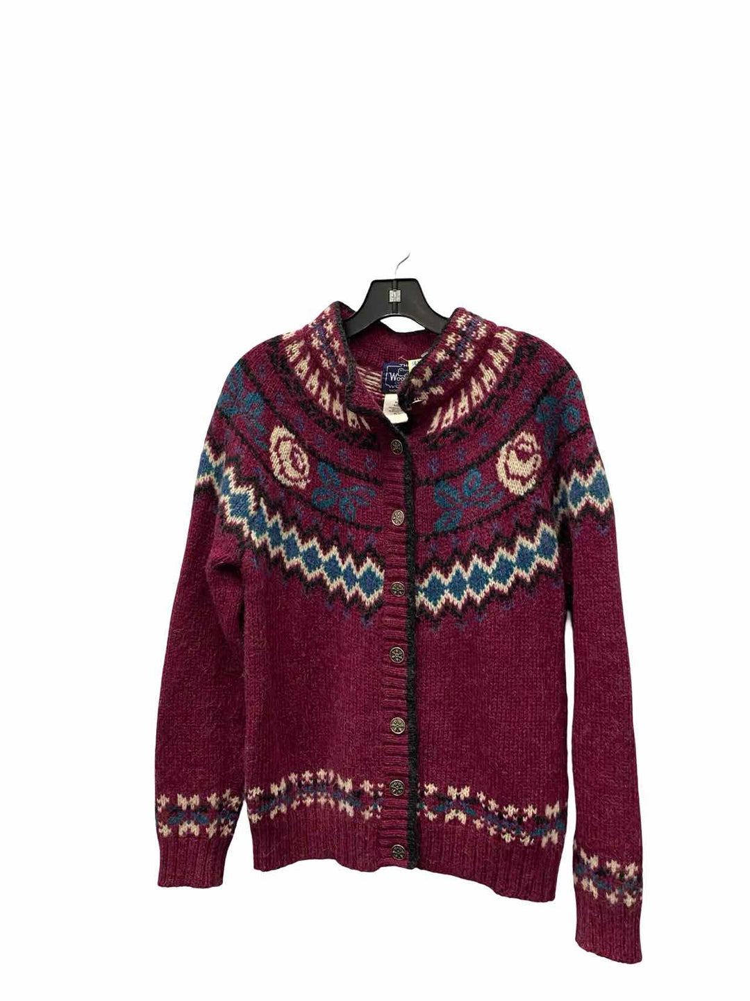 Woolrich Size M Pink 90% Wool 10% Mohair Vintage Sweater
