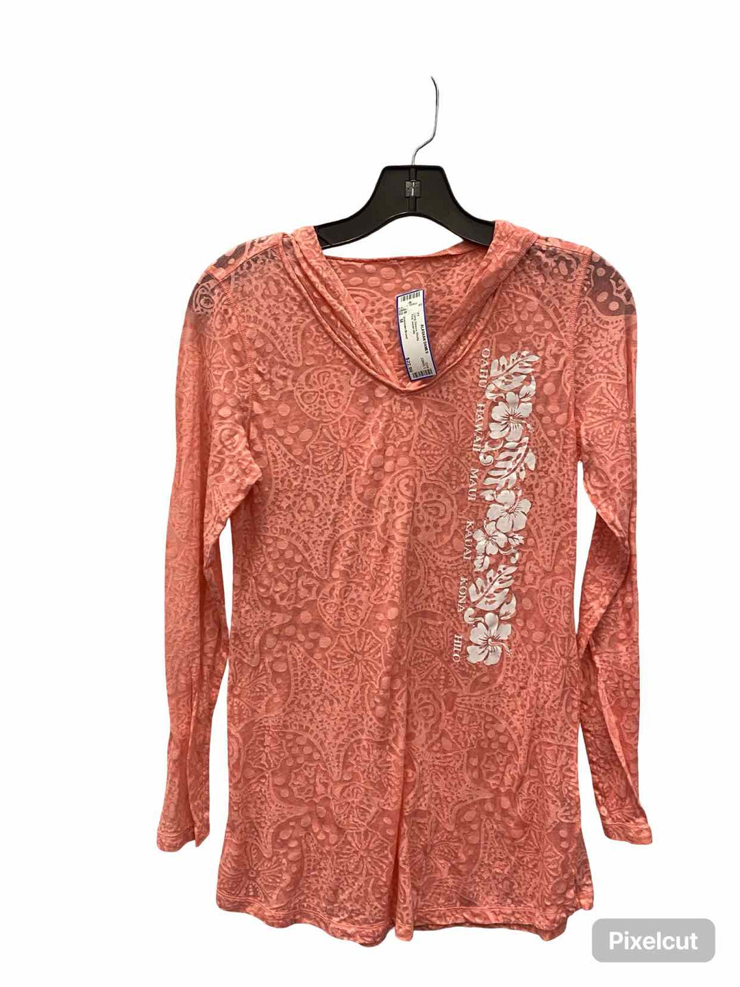 Unknown Brand Size M Pink ocean life Long Sleeve Shirts