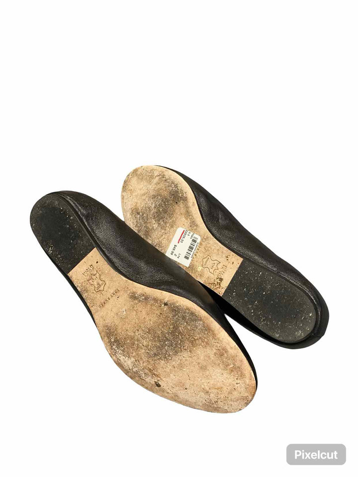Tory Burch Shoe Size 5.5 Black Leather Flats