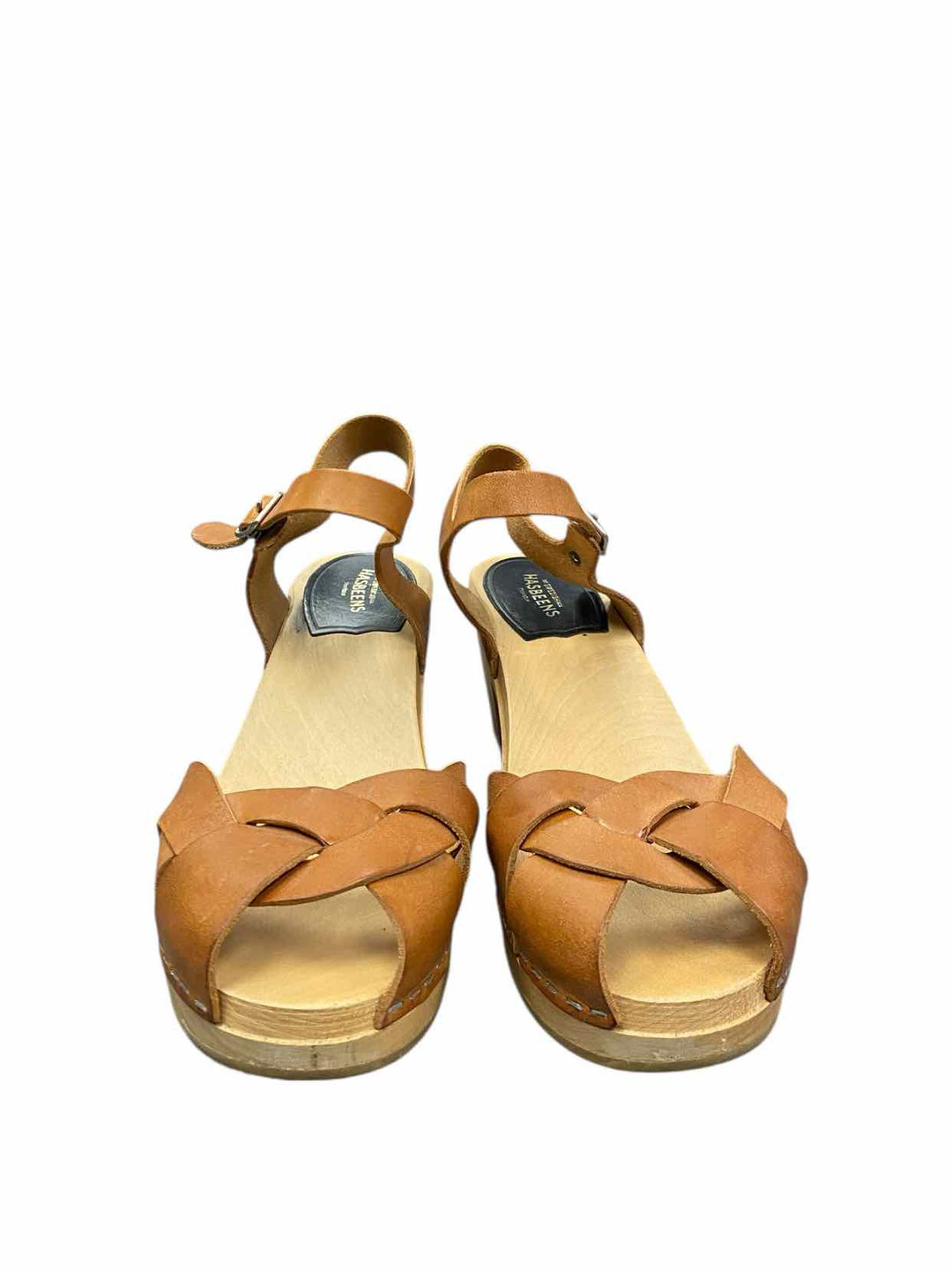 Hasbeens Shoe Size 40 Brown Wood Heels