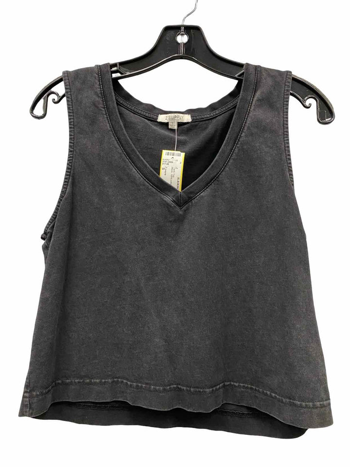 Z supply Size S Black 100% cotton Tank Top