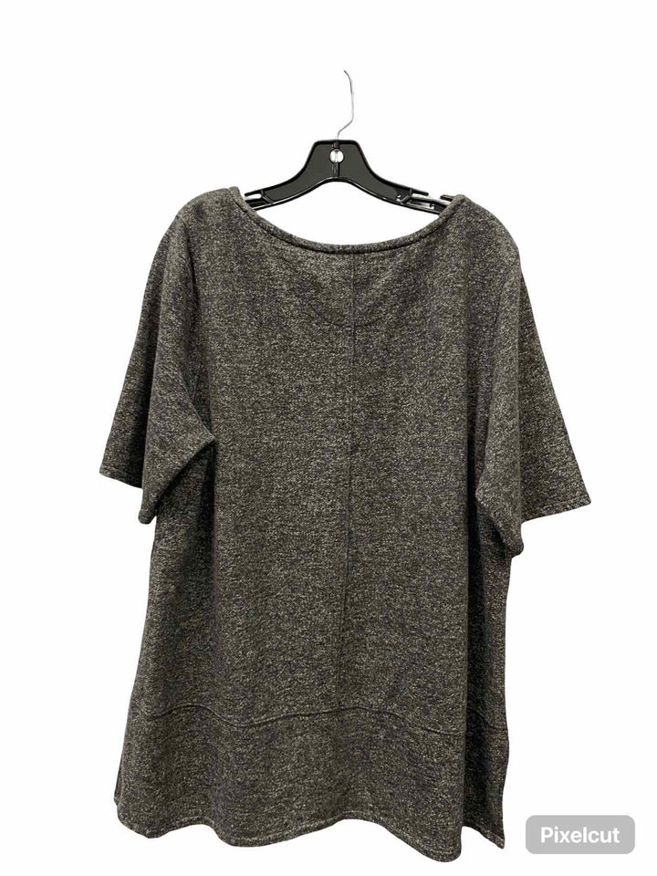 Duluth Trading Size XL Gray Hemp / Cotton Short Sleeve Shirts