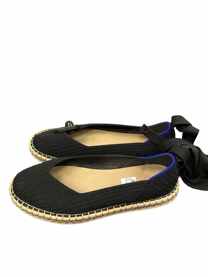 Rothy's Shoe Size 9.5 Black The D'Orsay Espadrille Flats