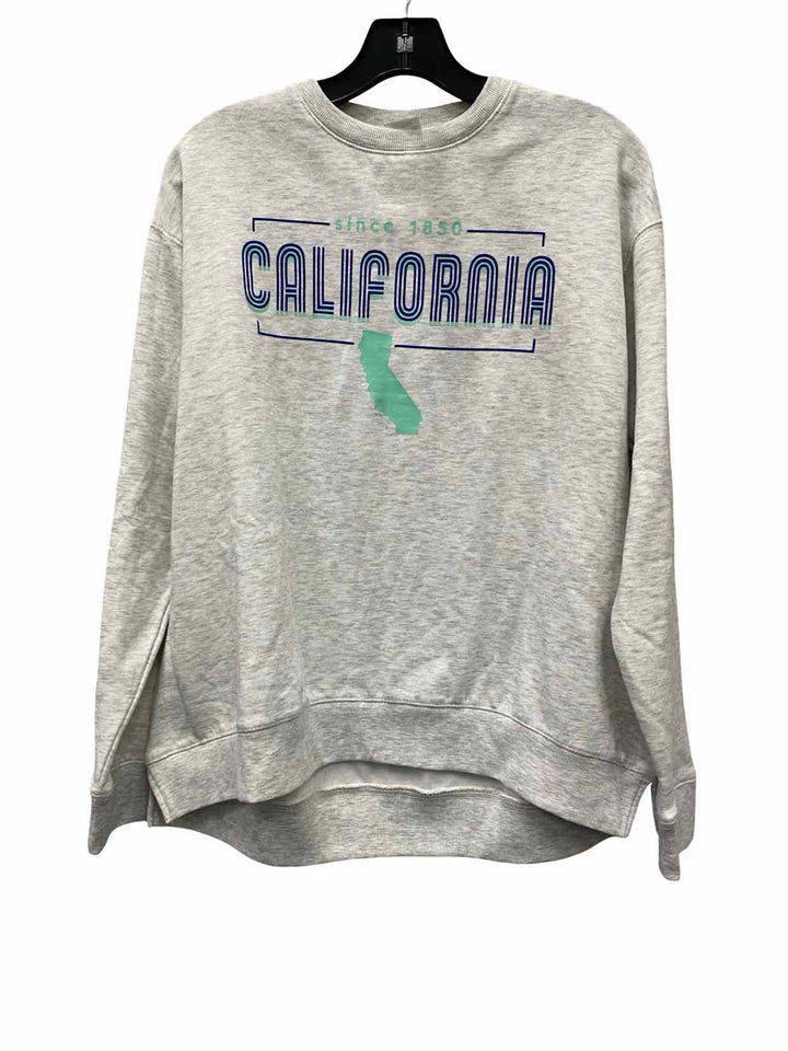 Hanes Size M Grey Sweatshirt