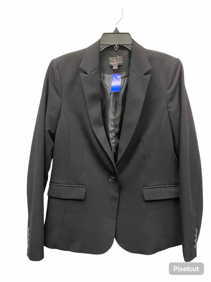 Worthington Size 10 Black Blazer