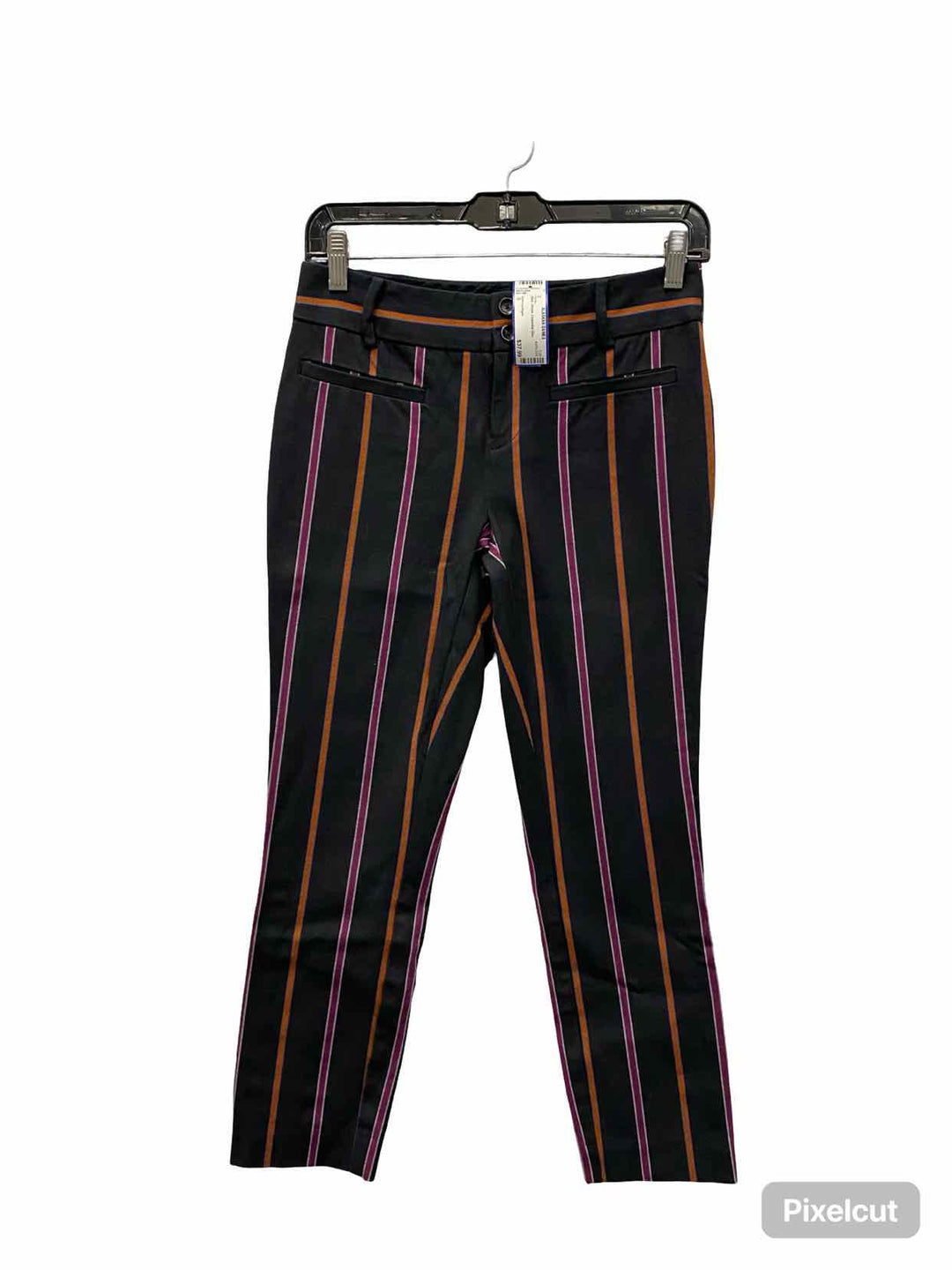 Anthropologie Size 0 Black Stripes Pants