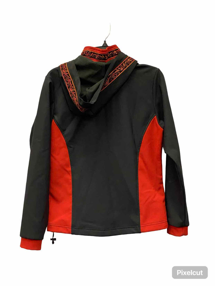 Copper River Fleece Size XS Black Red Jacket (Outdoor)