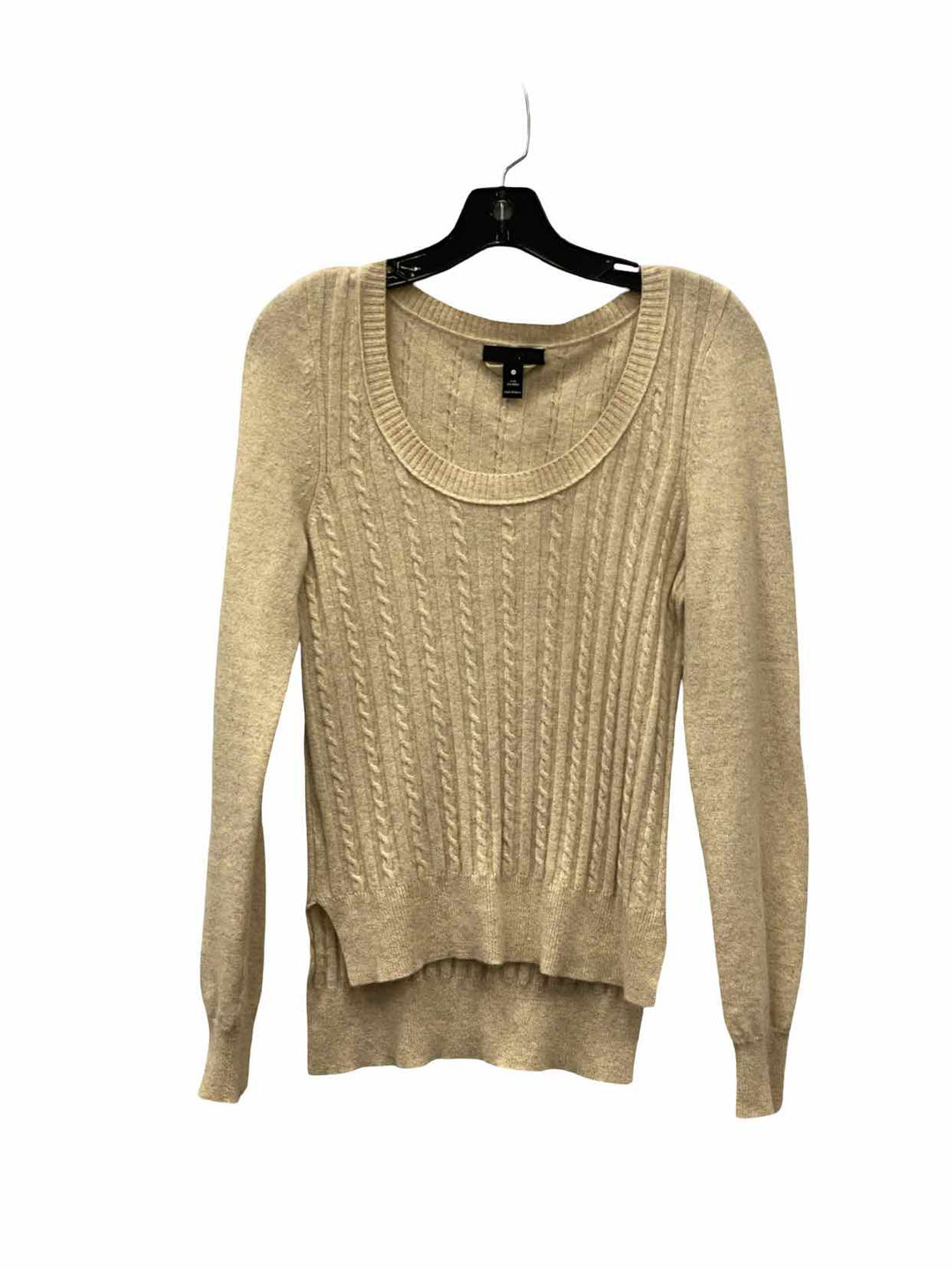 Aqua Cashmere Size M Tan 100% cashmere Sweater