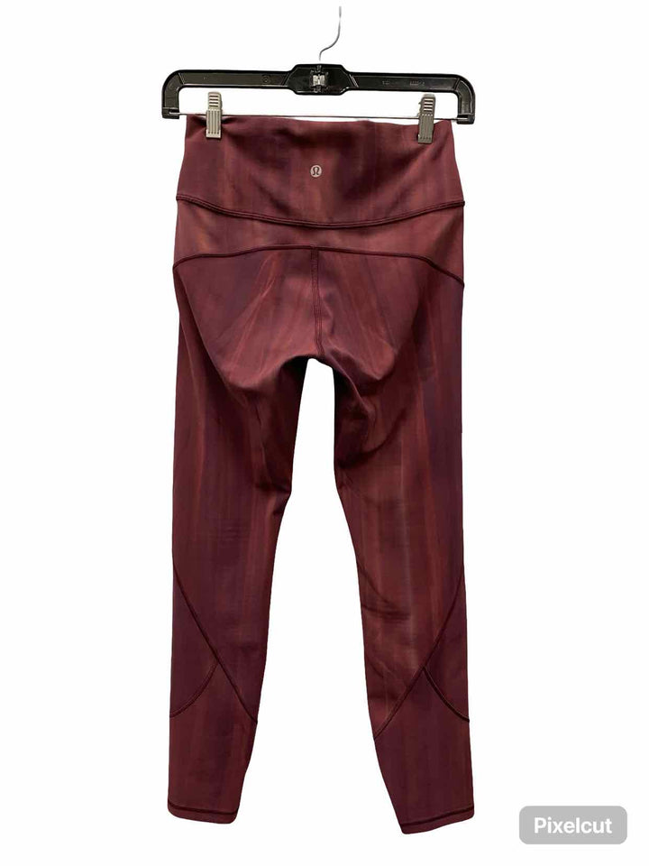 Lululemon Size 6 Marroon Athletic Pants