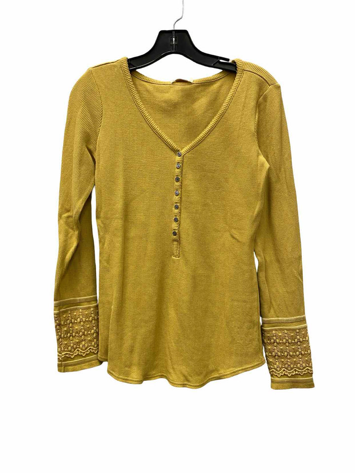 Sundance Size M Yellow Long Sleeve Shirts