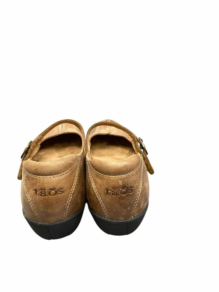 Taos Shoe Size 6.5 Brown Leather Flats