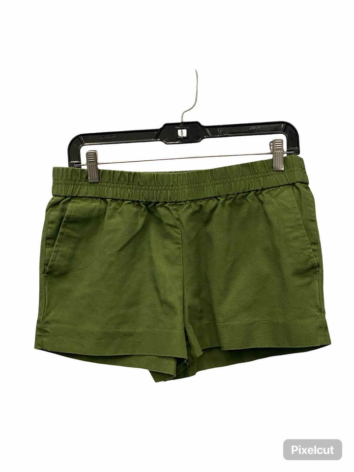 J Crew Size 6 Green Shorts