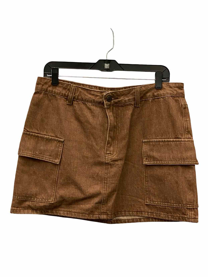 Rhythm Size 10 Brown Skirt