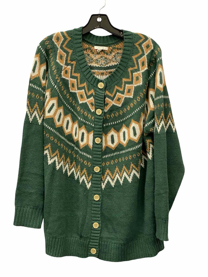 Maurices Size 2X Green Sweater