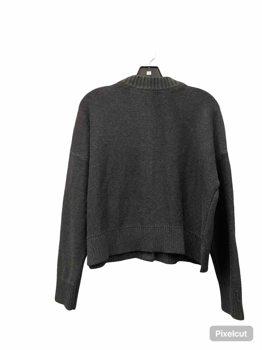 Quince Size M Gray 100% Organic Cotton Sweater