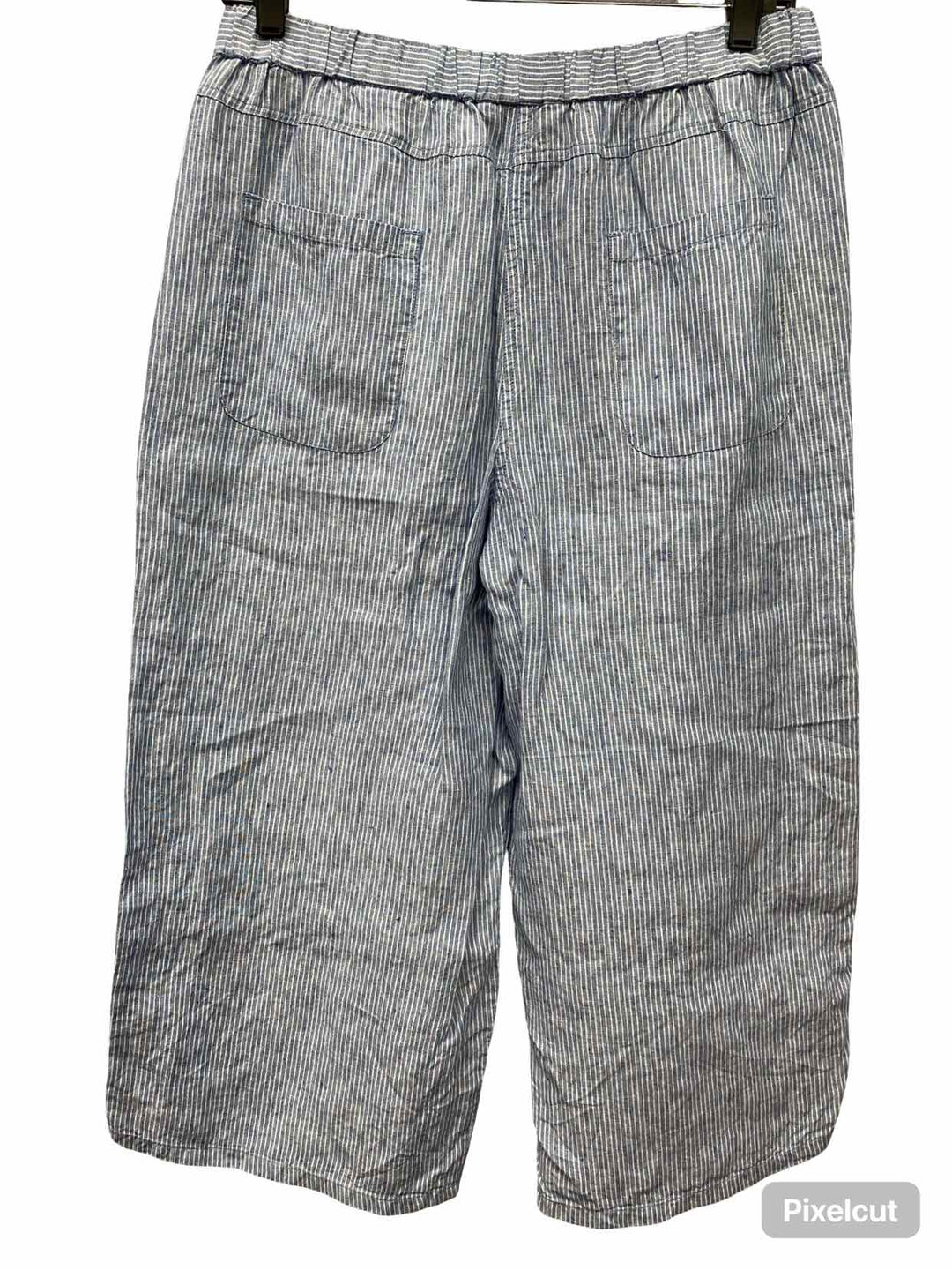 Travel Smith Size S Navy 100% Linen Pants