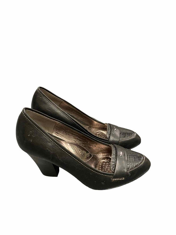 Sofft Shoe Size 8 Black Leather Heels