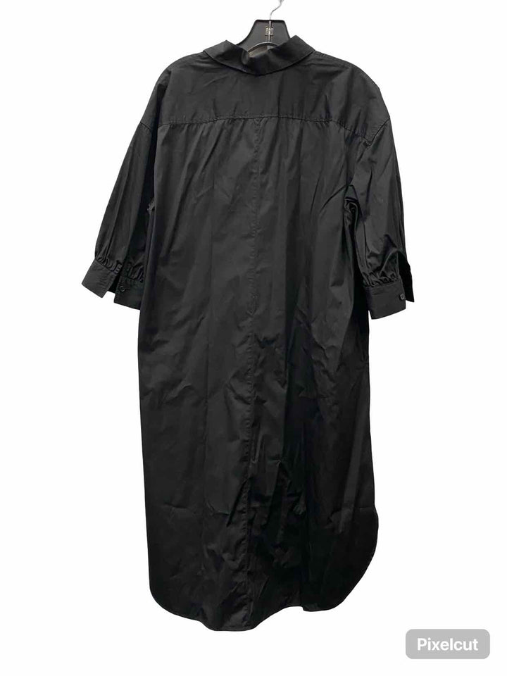 Nordstrom Size M Black 100% cotton Dress