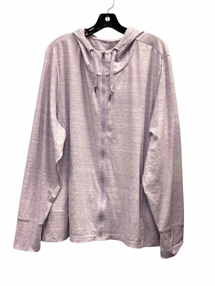 Unknown Brand Size 3X Purple Athletic Jacket