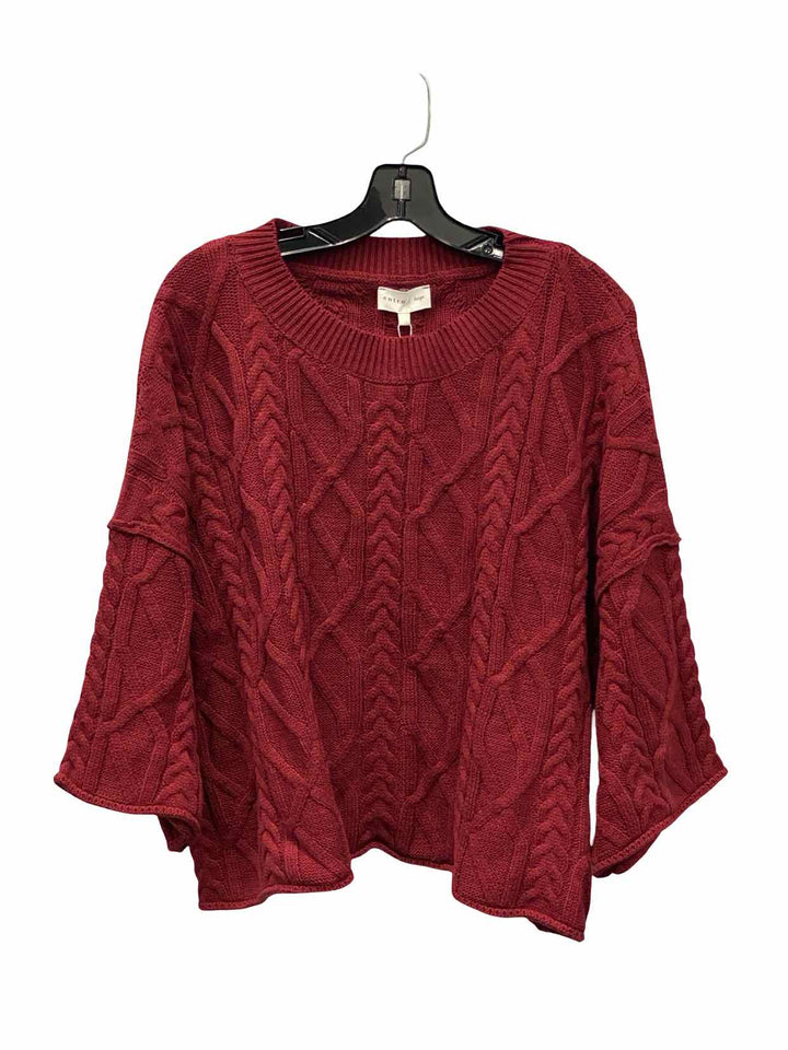 Entro Size L Red Sweater