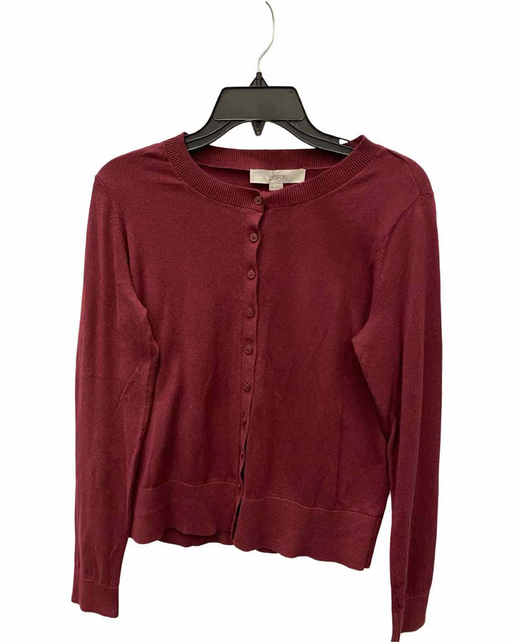 Loft Size L Red 100% cotton Sweater