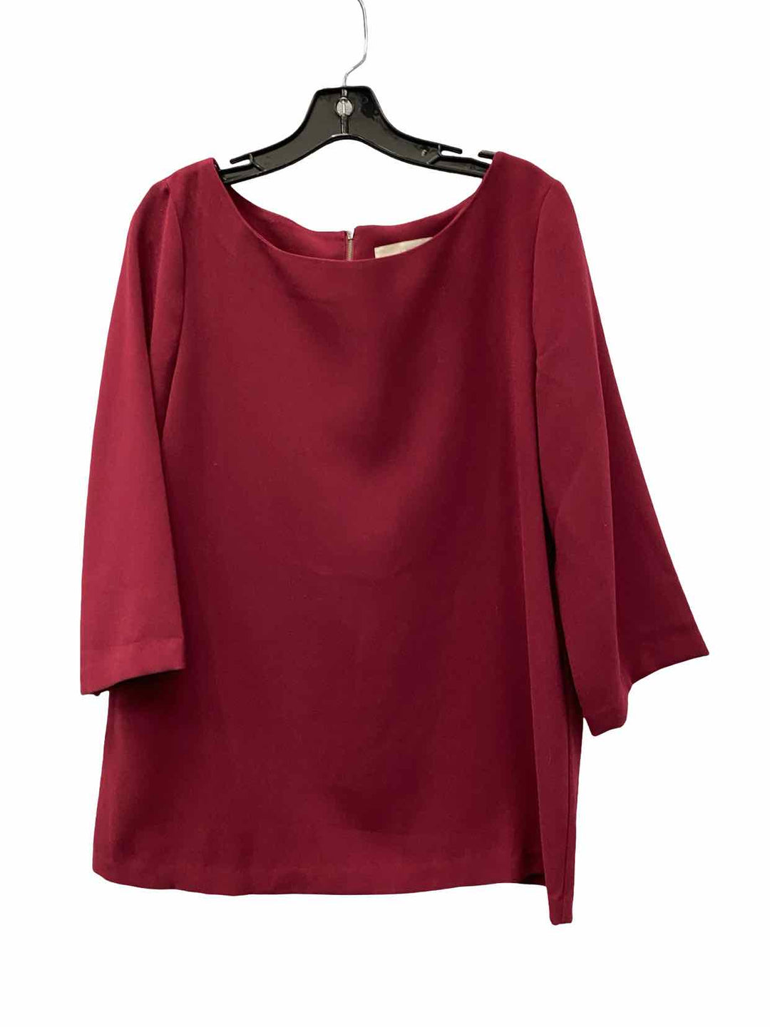 Loft Size M Burgundy Short Sleeve Shirts