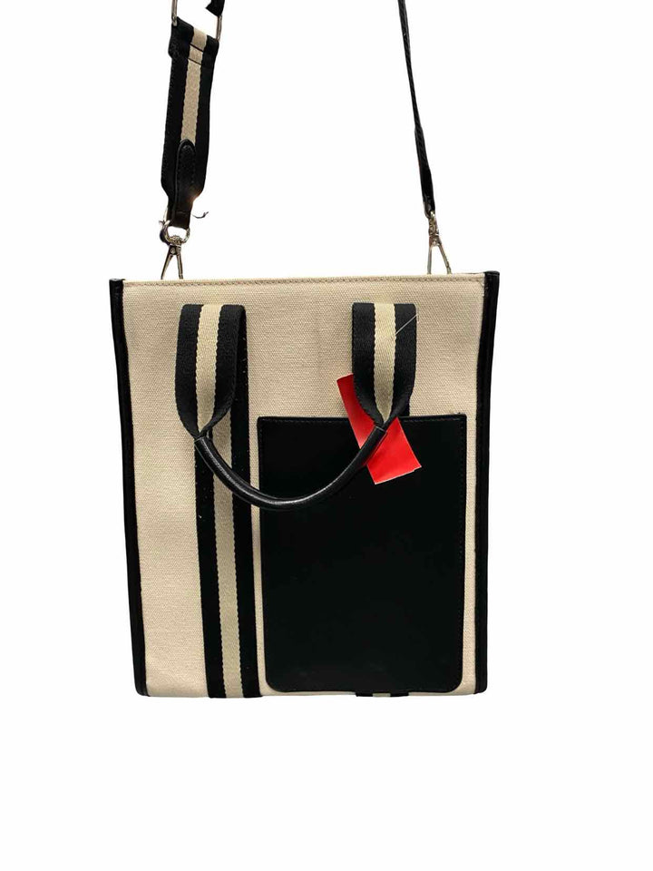 BCBG Cream W/Crossbody Strap Purse