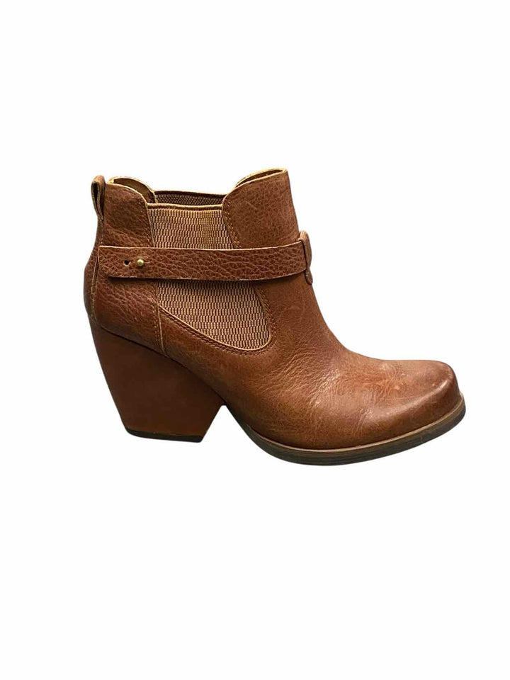 Korks Shoe Size 7.5 Brown Leather Boots(Ankle)