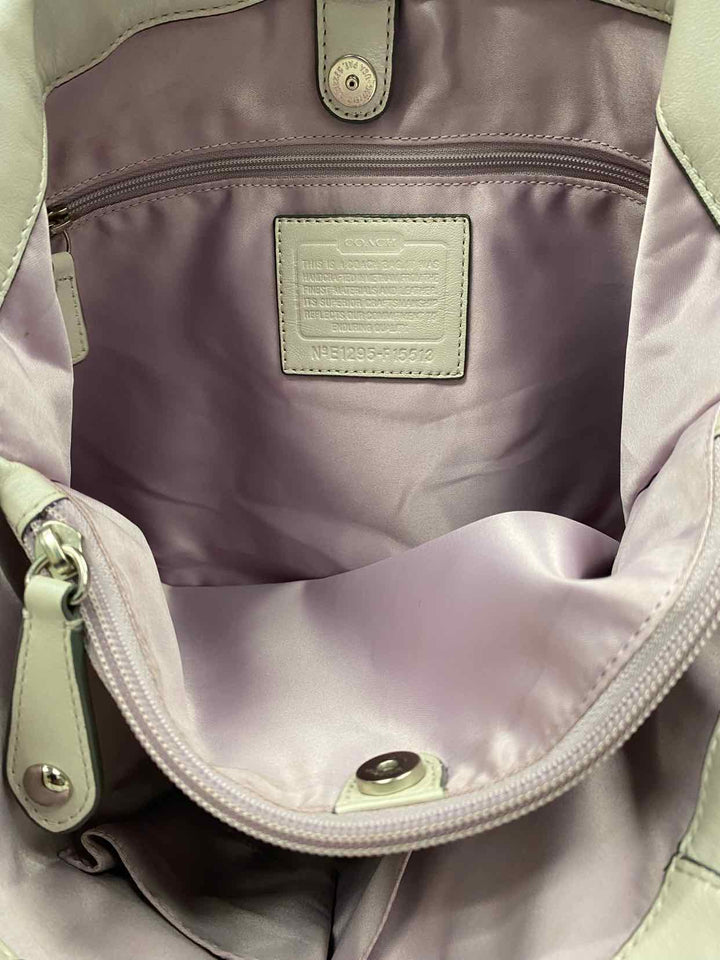 COACH Silver F15513 Purse