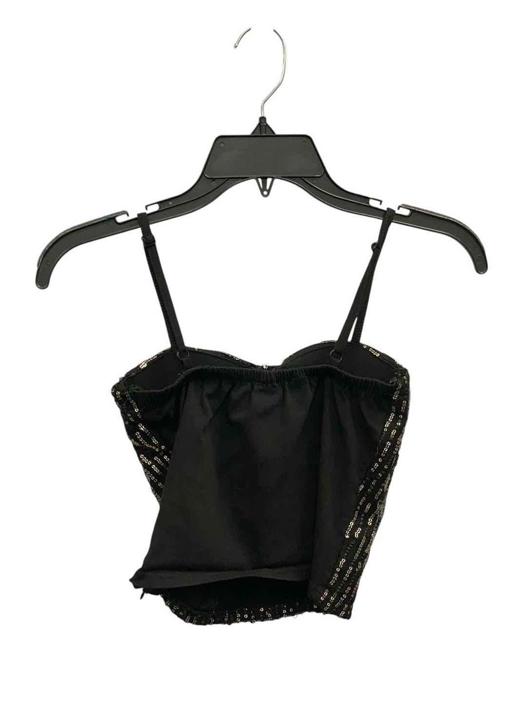 Unknown Brand Size M Black Sequin Tank Top