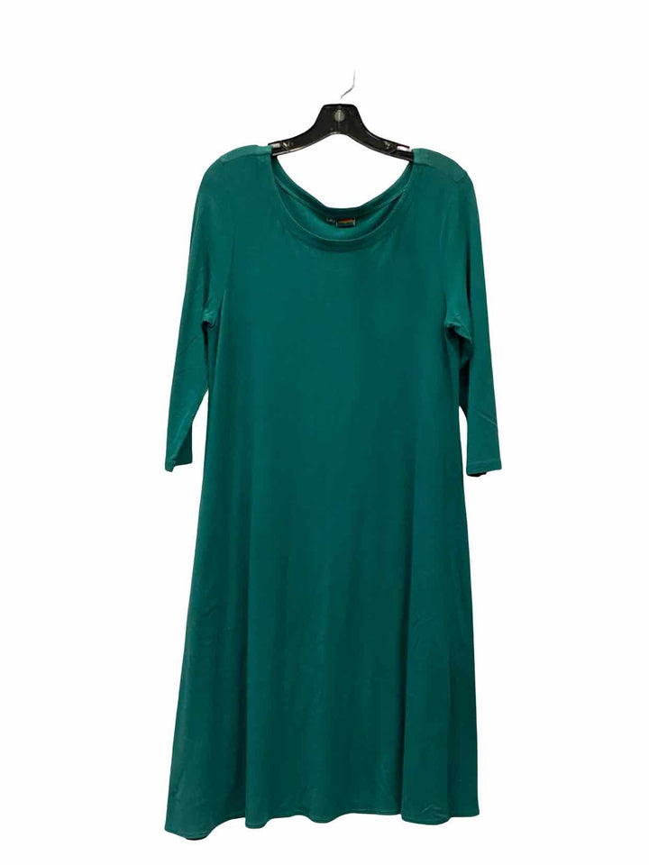Tignanello Size M Green Dress