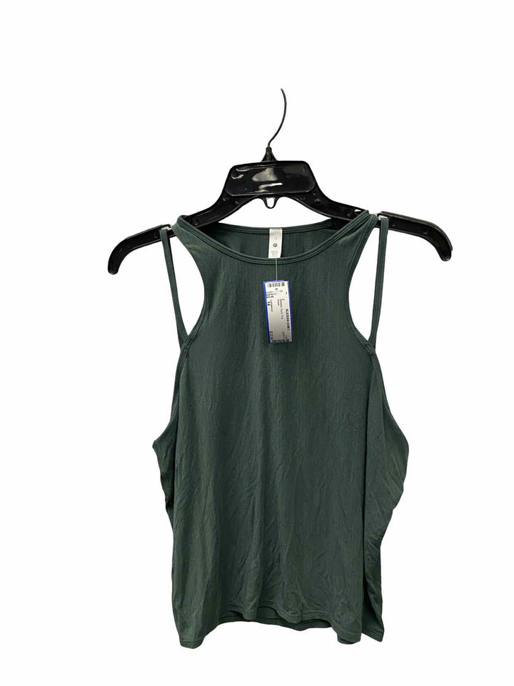 Lululemon Size 14 Green Athletic Tank Top