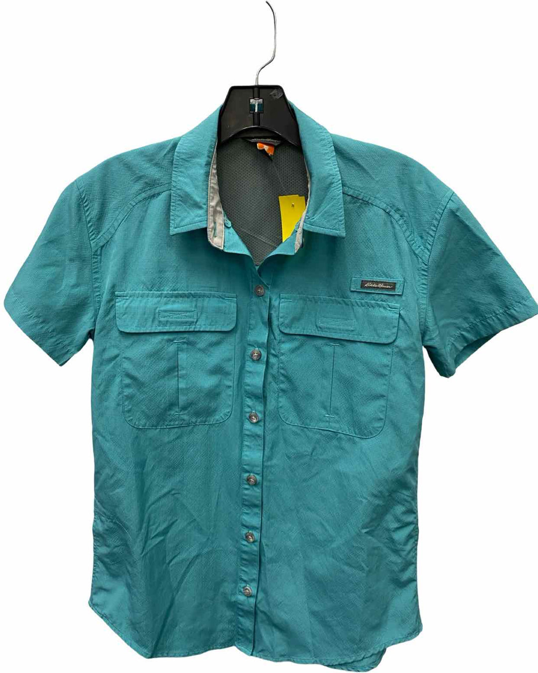 Eddie Bauer Size XS Teal Short Sleeve Shirts