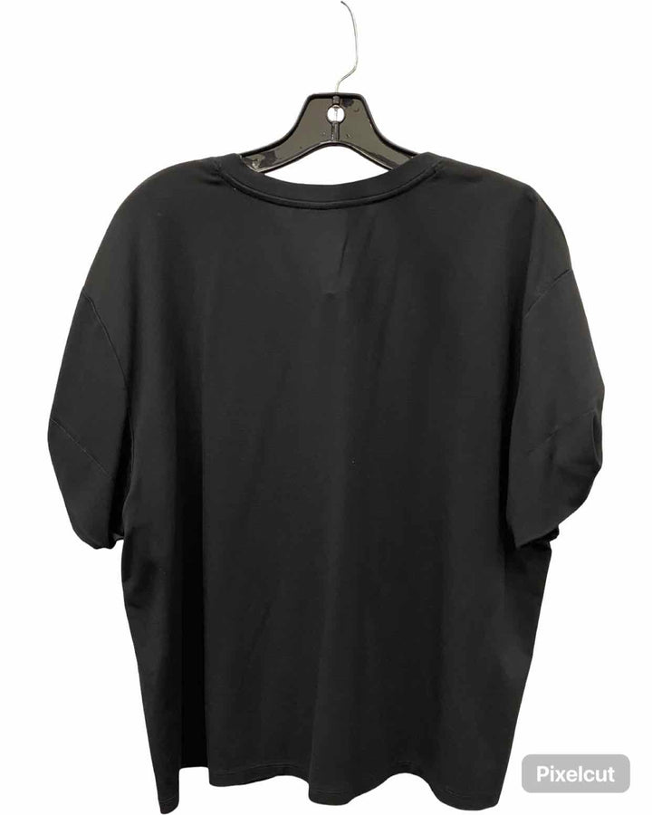 Worthington Size XL Black Short Sleeve Shirts