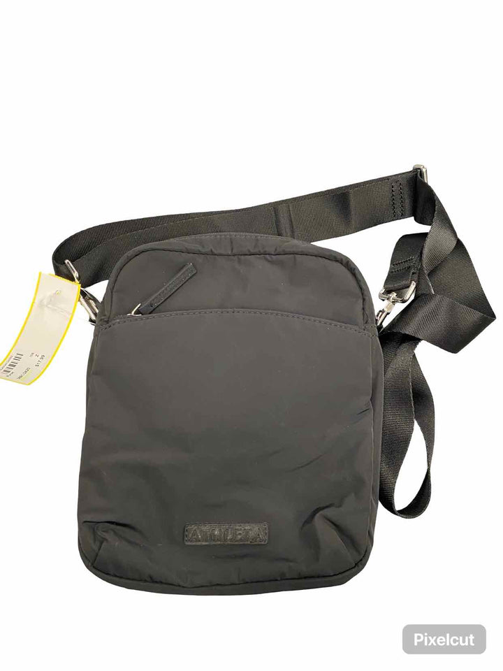 Athleta Black All About Vertical Crossbody Purse