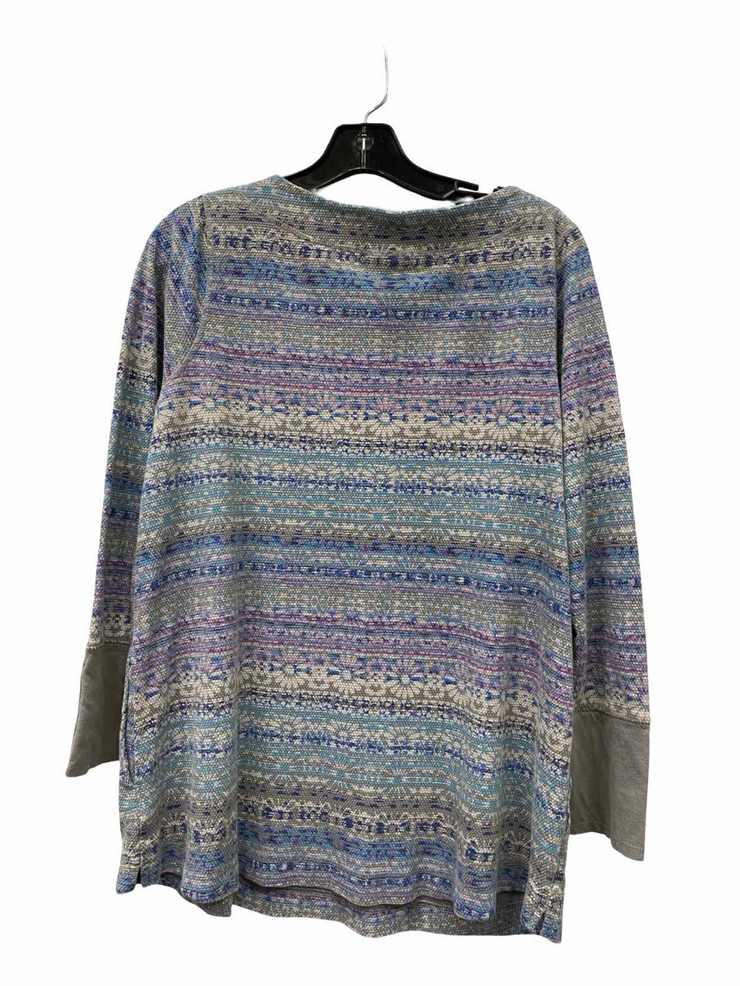 J Jill Size M Blue Grey 100% cotton Sweater